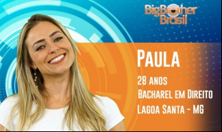 Paula ganhou o programa com 61,09% dos votos.
