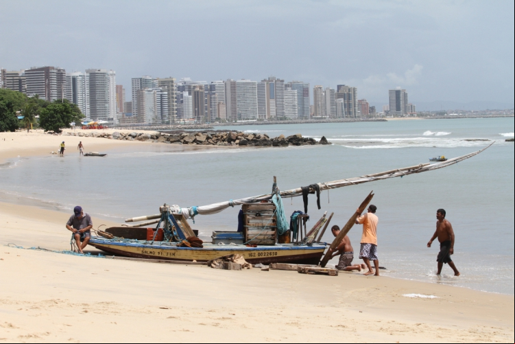 FORTALEZA, CE, BRASIL,09-04-2019:Pescadores do Mucuripe. 180 anos de Dragão do mar. (Foto: Fabio Lima/O POVO)
