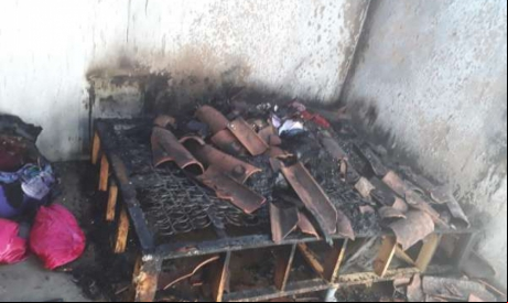 A casa da vítima foi incendiada pelo acusado 