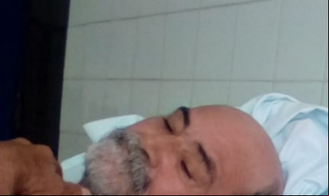José Maria de Lima, de 64 anos, está há mais de 20 dias esperando por um leito 