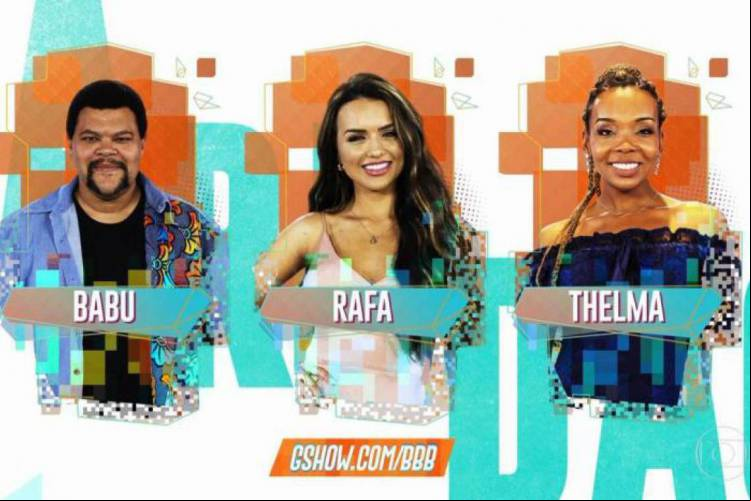 Babu, Rafa e Thelma estão no paredão do BBB 20. Parcial da enquete indica eliminação da médica