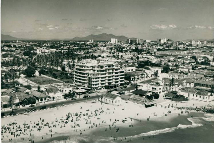 Edifício São Pedro na década de 1950, em seu auge