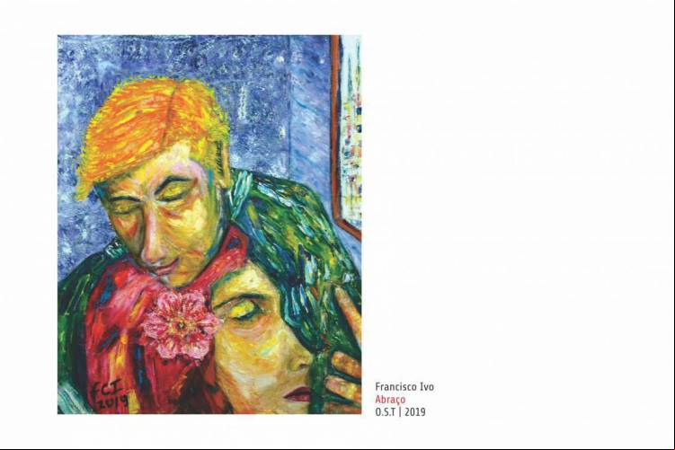 Obra 'Abraço', de Francisco Ivo, presente na exposição virtual da edição de 2020 da Mostra 8 de Maio