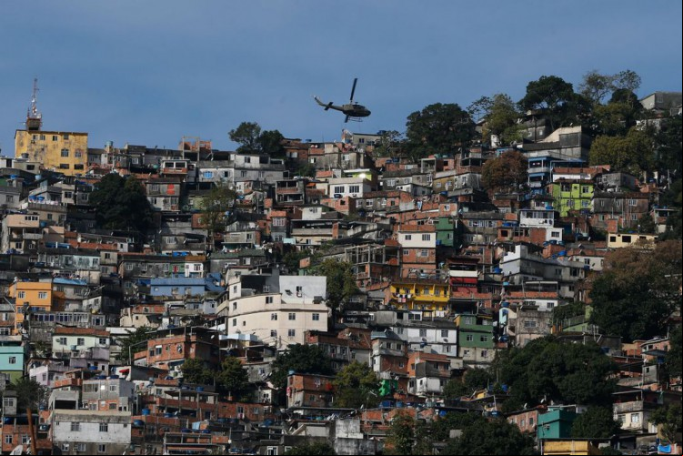 Rio de Janeiro - Operação de segurança contra confrontos entre traficantes na favela da Rocinha. (Foto: Fernando Frazão/Agênci Brasil)