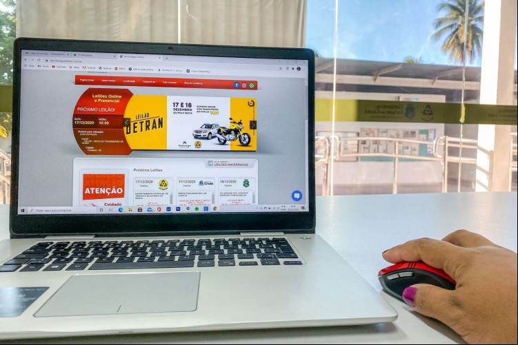 A realização do leilão virtual permite a participação do público sem aglomeração, a propagação do novo coronavírus.