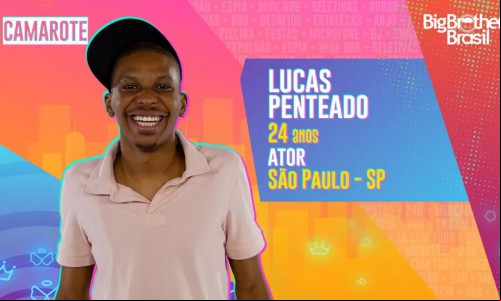 O ator Lucas Penteado tem 24 anos e é natural de São Paulo - SP