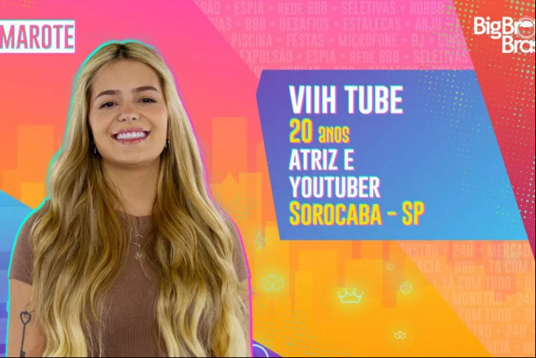 Vitória Moraes, conhecida como Viih Tube, é uma atriz e youtuber brasileira e tem 20 anos.