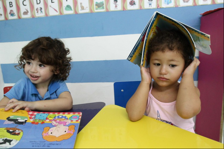 Aulas presenciais durante isolamento social. Escola de ensino infantil, Mente Criativa, aré