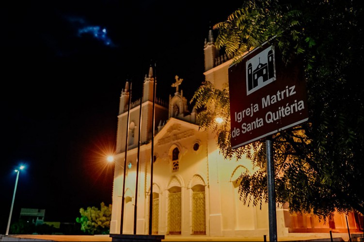 Santa Quitéria em 25 de fevereiro de 2020, Movimentacao no centro de Santa Quitéria, onde o lockdown foi decretado
