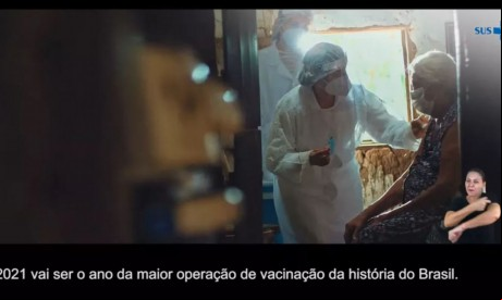 Campanha sobre vacinação do Ministério das Comunicações foi veiculada três meses após início da aplicação das vacinas
 