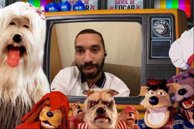 Gil em entrevista ao programa da Blogueirinha