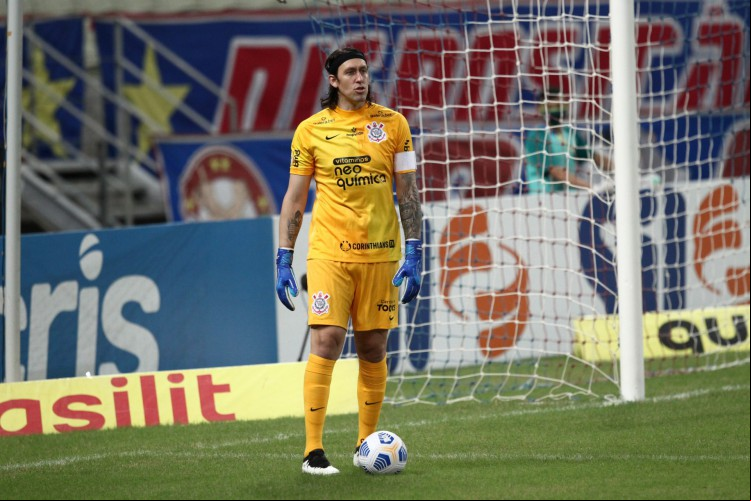 Cássio, goleiro do Corinthians, que enfrenta o Flamengo na final da Copa do Brasil