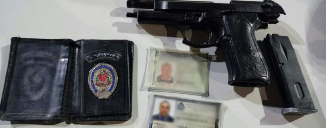 Homem de 48 anos foi detido em Salitre por se ar por policial militar de SÃ£o Paulo 
