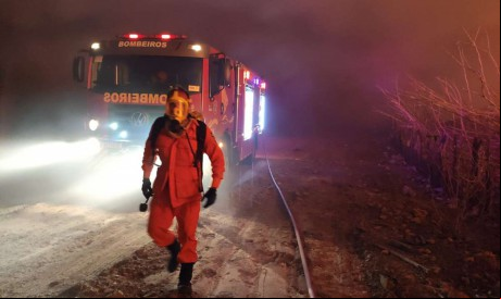 Incêndio foi debelado na madrugada de sábado , 24, em Independência, no Interior do Estado 