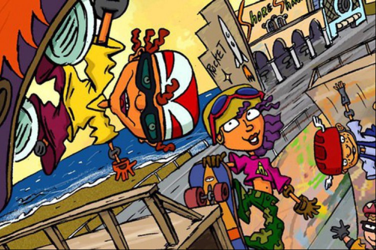 Desenho animado clássico da Nickelodeon, 'Rocket Power' traz o skate como um dos esportes praticados pelo quarteto de amigos protagonista