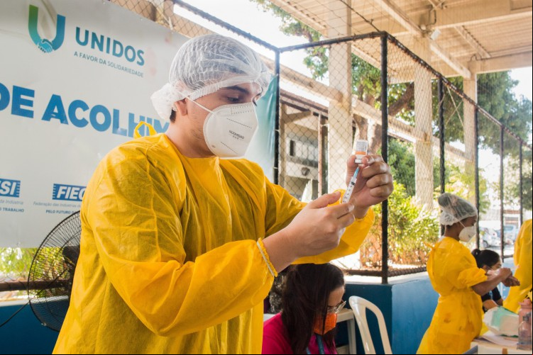 Nas listas de vacinação, foram reagendadas pessoas para receber a primeira dose e pessoas para receber a dose de reforço. Prefeitura espera atender mais de 91 mil pessoas nos dois dias