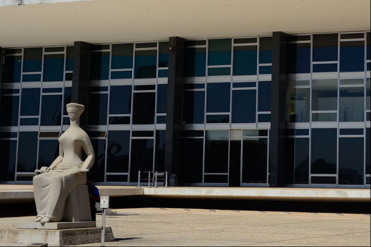 Fachada do edifício sede do Supremo Tribunal Federal - STF