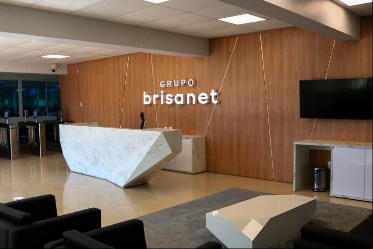 Recepção da sede da Brisanet