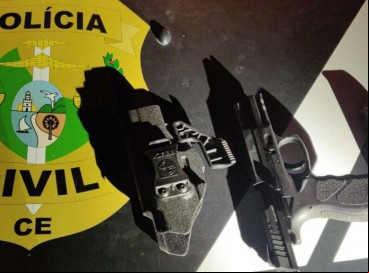 Arma apreendida pela Polícia Civil 