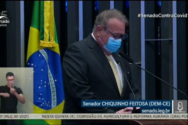 CHIQUINHO FEITOSA (DEM-CE) tomou posse no Senado no último dia 3 de novembro