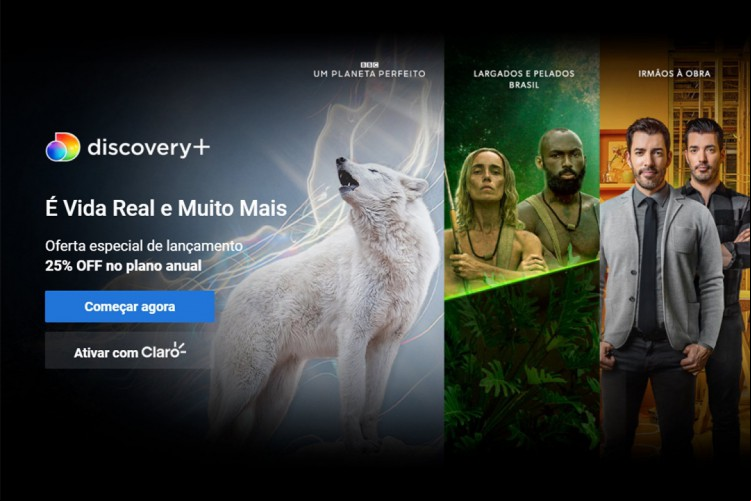 O Discovery+ é focado em programação de não-ficção e estreou hoje, 9, no Brasil; veja preços, promoções e detalhes
