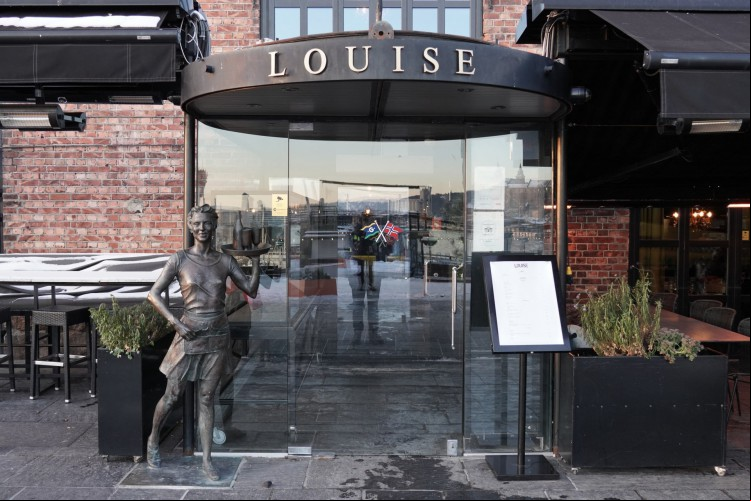Louise Restaurant & Bar no Aker Brygge em Oslo, Noruega