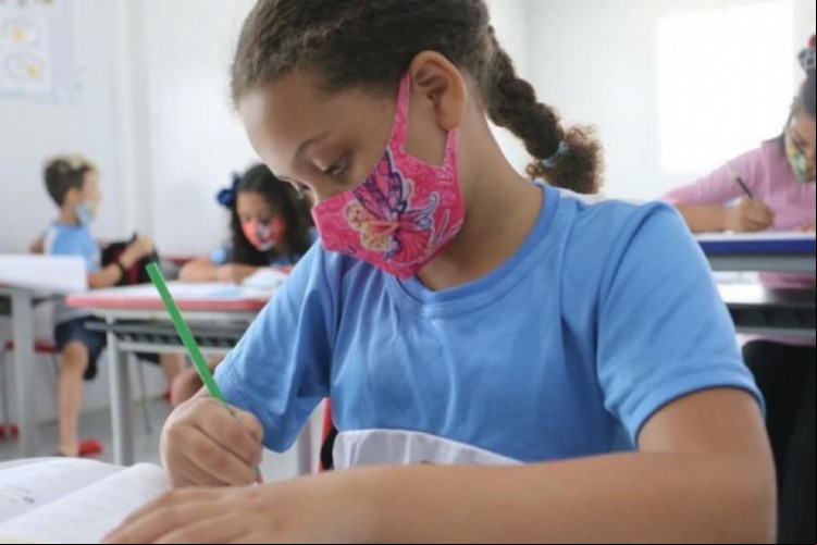 Aluna da rede municipal ensino