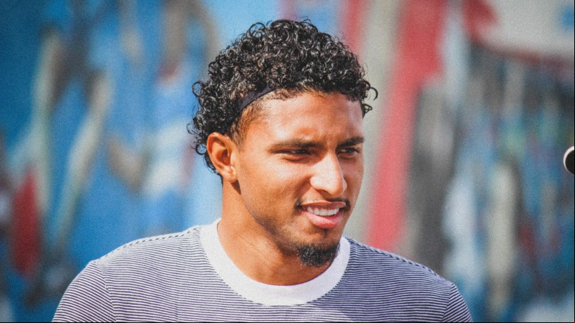 Volante Éderson em treino do Fortaleza no Centro de Excelência Alcides Santos, no Pici
