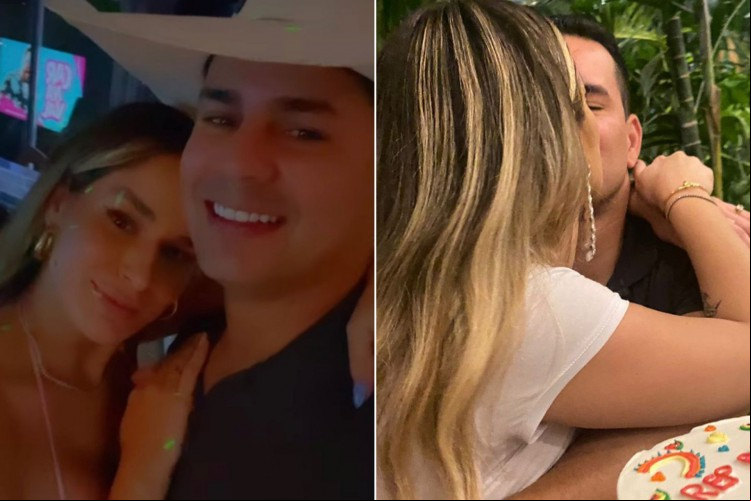 A influenciadora digital e arquiteta Pâmella Holanda assumiu relação com o piloto Junior Pinheiro