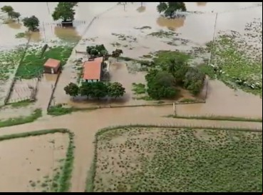 Várzea Alegre, no Cariri, foi um dos municípios afetados, com rompimento de barragens após fortes chuvas em março  