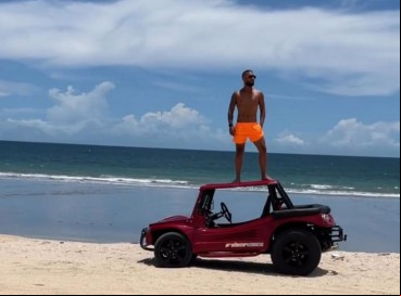 Uilgner Rodrigues publicou fotos da viagem no Instagram 