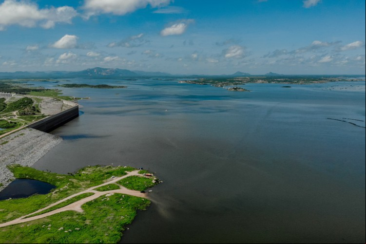 O Castanhão (foto) e o Orós, os dois maiores açudes do Ceará, registraram os melhores aportes de agosto em oito anos