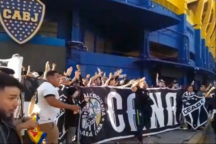 Torcedores do Ceará invadem a Argentina para acompanhar o decisivo confronto contra o Independiente