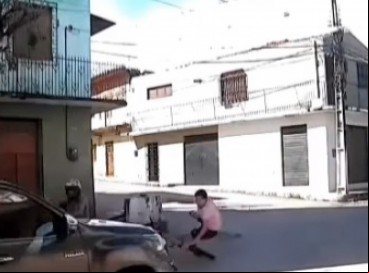 Acidente ocorreu no centro de Itapajé  