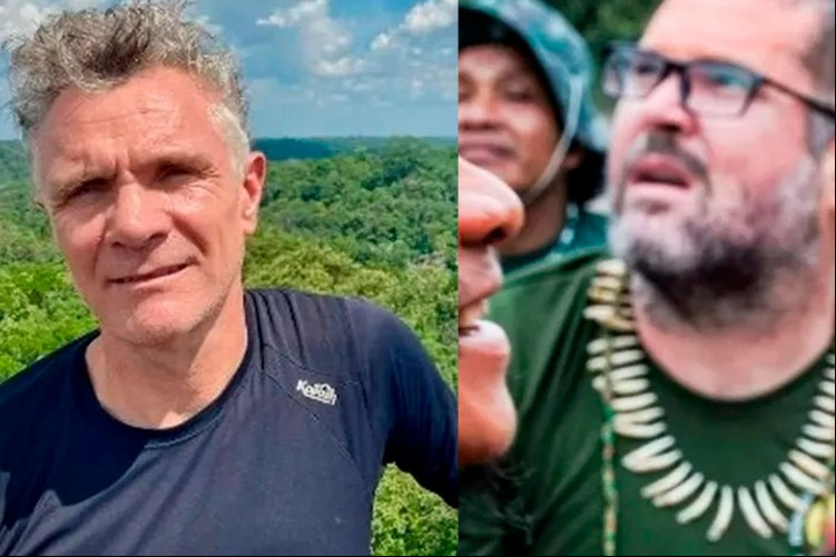 Bruno Pereira e Dom Phillips faziam o trajeto de barco de São Rafael até Atalaia do Norte quando desapareceram pela região do Vale do Javari, no dia cinco de junho.