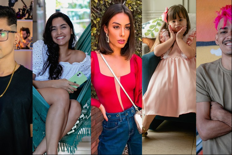 Os influenciadores David Damasceno (Universo Curioso), Cleane Sampaio, Aléxia Marina, Juju Teófilo e Pobretion participam da série