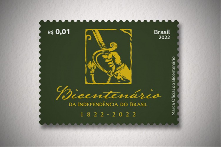 Dia do Selo: Correios lançam estampas de 200 anos da Independência