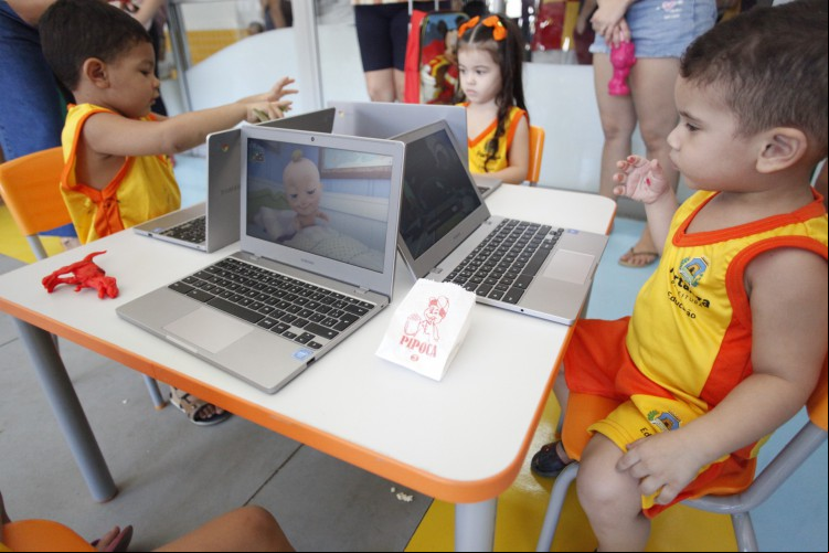 Foto de apoio ilustrativo. A Prefeitura de Fortaleza entregou 11 Centros de Educação Infantil em 2022
