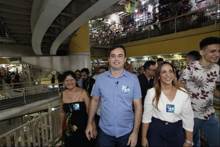 WAGNER cumpriu agenda ontem no Mercado Central com Kamila Cardoso