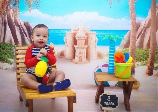 Abraão Lucca tinha nove meses de idade e foi vítima da violência das facções criminosas em Fortaleza 
