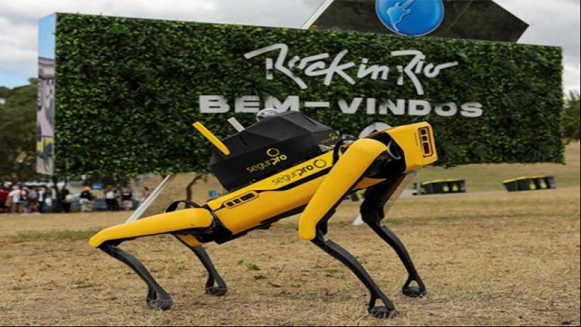A novidade cão-robo fará parte da segurança da nona edição do Rock in Rio