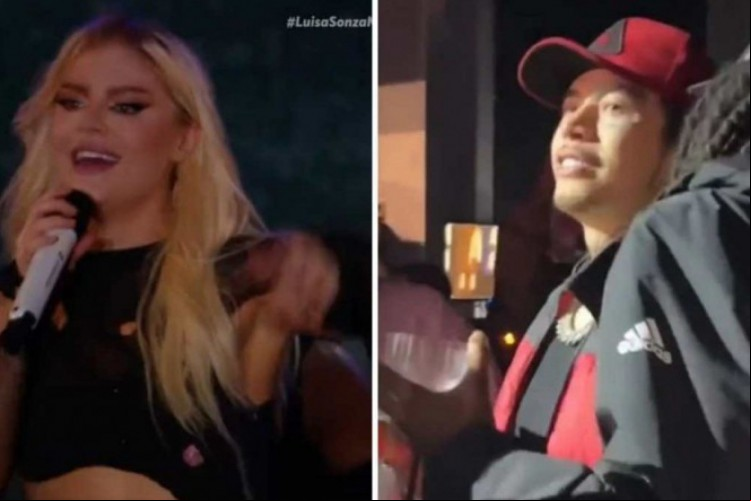 Whindersson Nunes acompanhou apresentação de Luísa Sonza no Rock In Rio