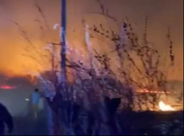 Incêndio atingiu o distrito rural 