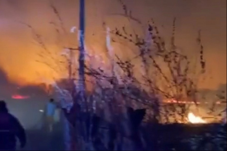 Incêndio atingiu o distrito rural