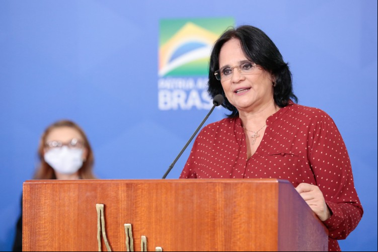 (Brasília - DF, 15/05/2020) Palavras da Ministra da Mulher, da Família e dos DH, Damares Alves.
Foto: Carolina Antunes/PR