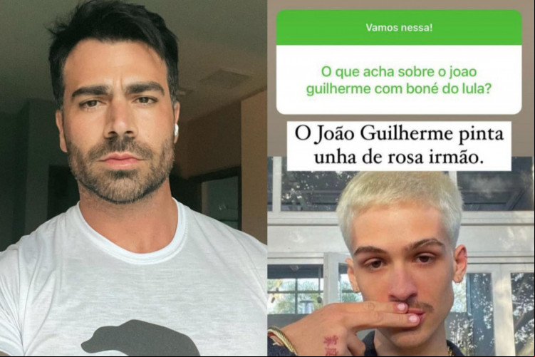 Ex-BBB Rodrigão critica apoio de João Guilherme ao ex-presidente Luiz Inácio Lula da Silva (PT)