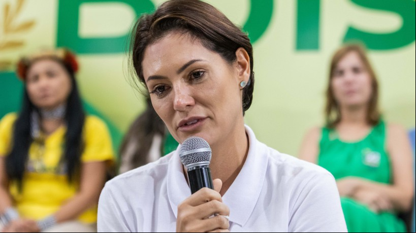 A ex-primeira dama Michelle Bolsonaro