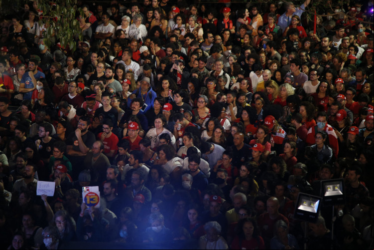Ato da campanha de Lula em São Paulo