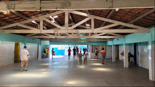 Escola Francisco Domingos da Silva, na Barra do Ceará.