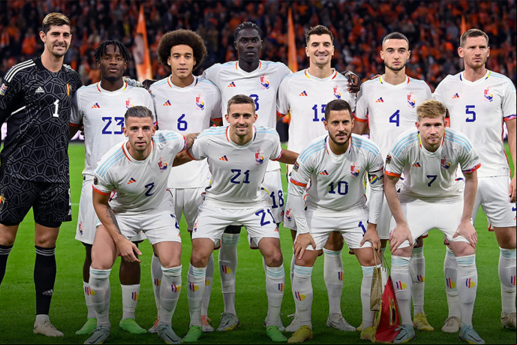 A Bélgica ficou em terceiro lugar na Copa de 2018